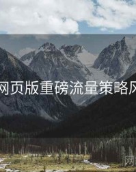 汤不热网页版重磅流量策略风向研判