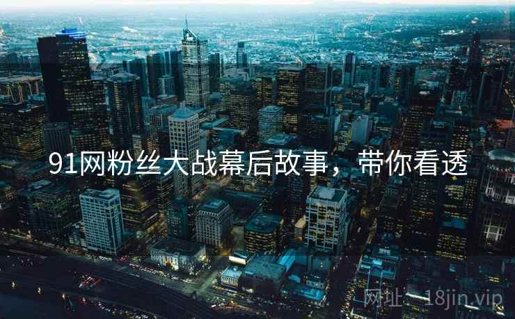 91网粉丝大战幕后故事，带你看透